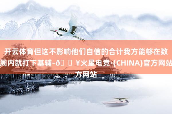 开云体育但这不影响他们自信的合计我方能够在数周内就打下基辅-🔥火星电竞·(CHINA)官方网站