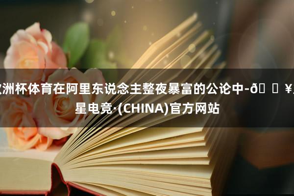 欧洲杯体育在阿里东说念主整夜暴富的公论中-🔥火星电竞·(CHINA)官方网站
