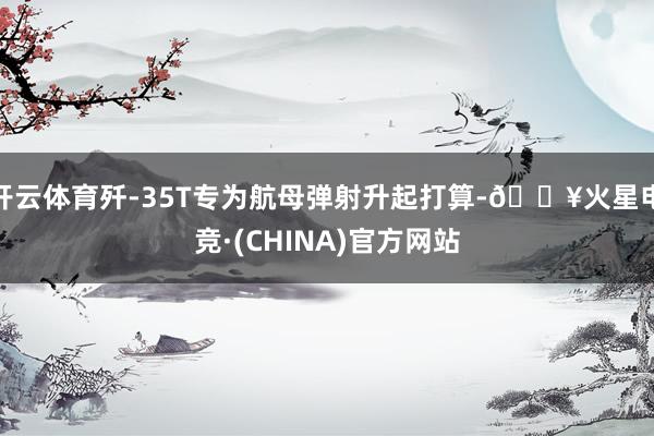 开云体育歼-35T专为航母弹射升起打算-🔥火星电竞·(CHINA)官方网站