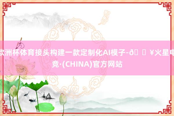 欧洲杯体育接头构建一款定制化AI模子-🔥火星电竞·(CHINA)官方网站