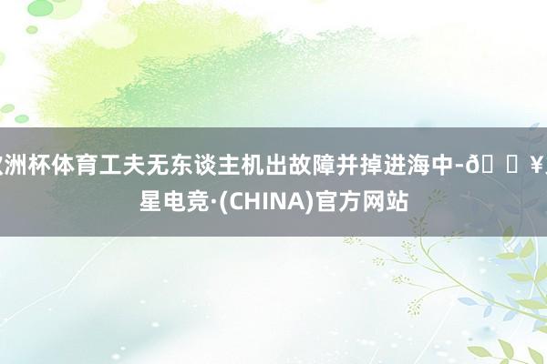 欧洲杯体育工夫无东谈主机出故障并掉进海中-🔥火星电竞·(CHINA)官方网站