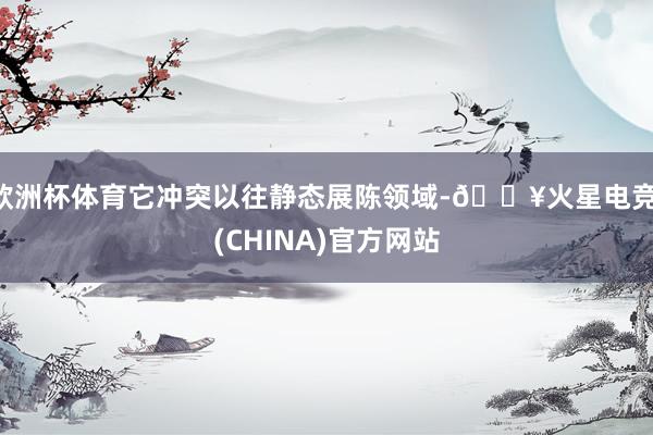欧洲杯体育它冲突以往静态展陈领域-🔥火星电竞·(CHINA)官方网站