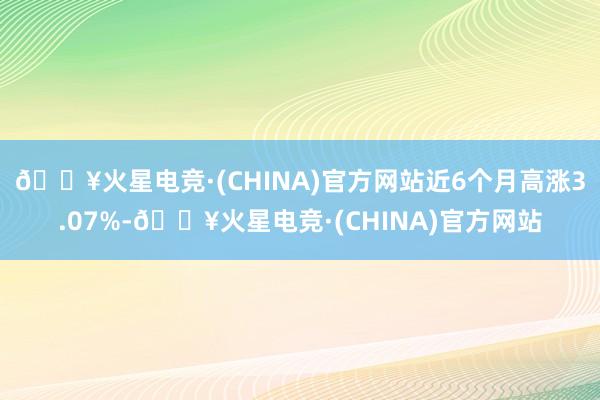 🔥火星电竞·(CHINA)官方网站近6个月高涨3.07%-🔥火星电竞·(CHINA)官方网站